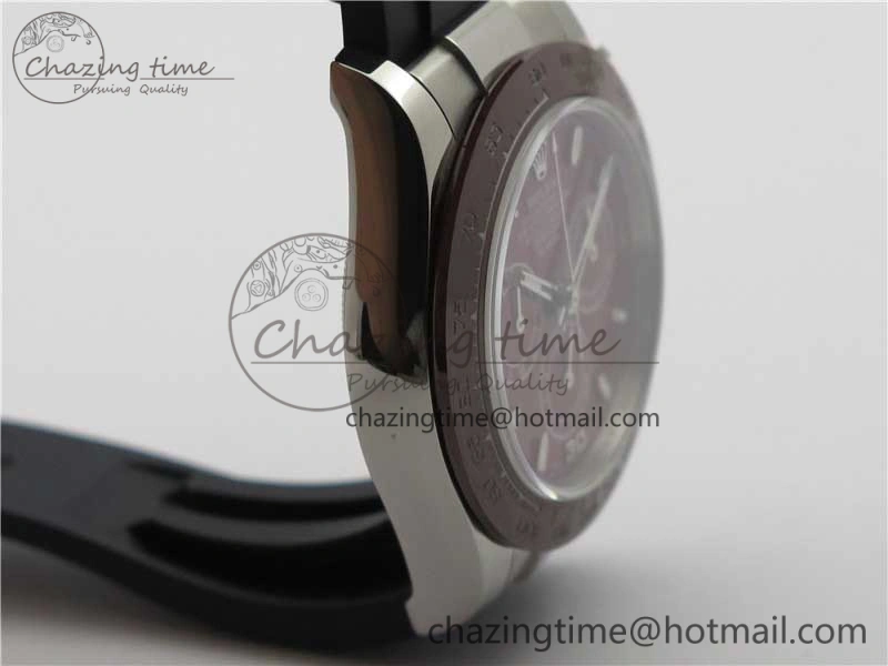 StreetReady Daytona 116515 SS UBF Best Edition Red Stick Markers Dial on Rubber Strap A 2943