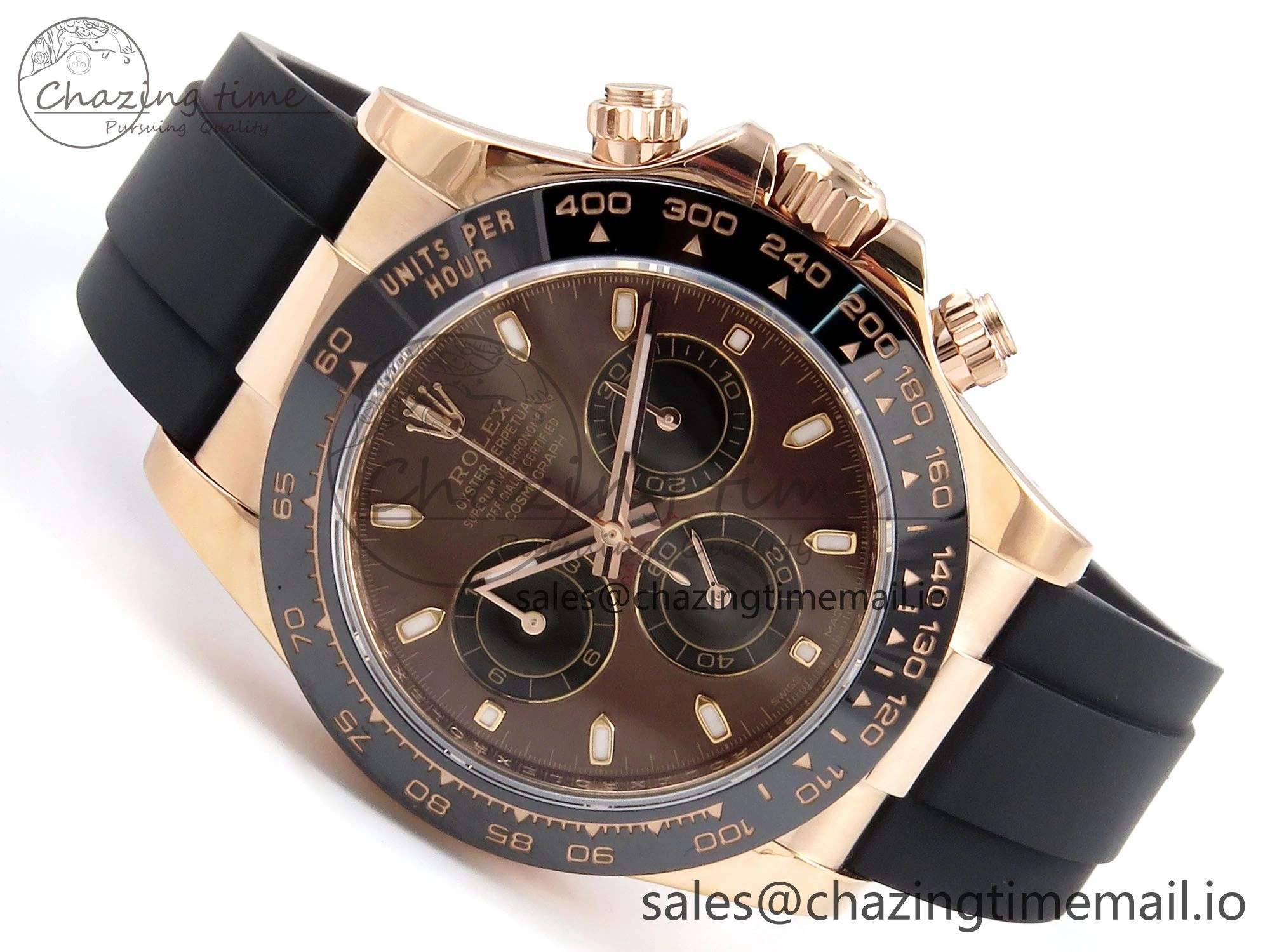 Stretchable Daytona 116515 ZF 1:1 Best Edition Brown Dial on Oysterflex Strap SH4130（Gain Weight） 1241