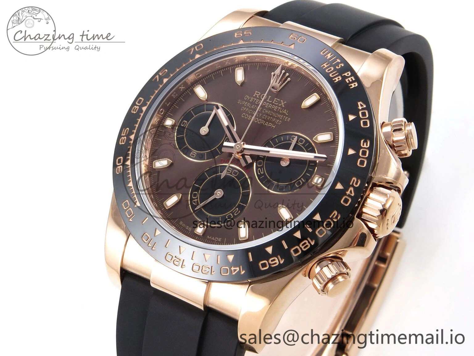 Stretchable Daytona 116515 ZF 1:1 Best Edition Brown Dial on Oysterflex Strap SH4130（Gain Weight） 1241