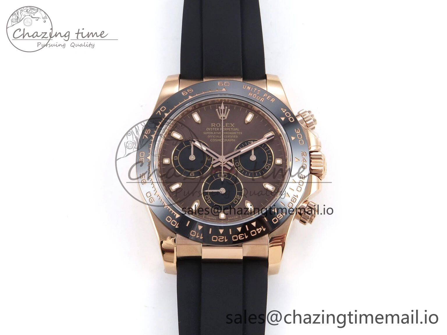 Stretchable Daytona 116515 ZF 1:1 Best Edition Brown Dial on Oysterflex Strap SH4130（Gain Weight） 1241
