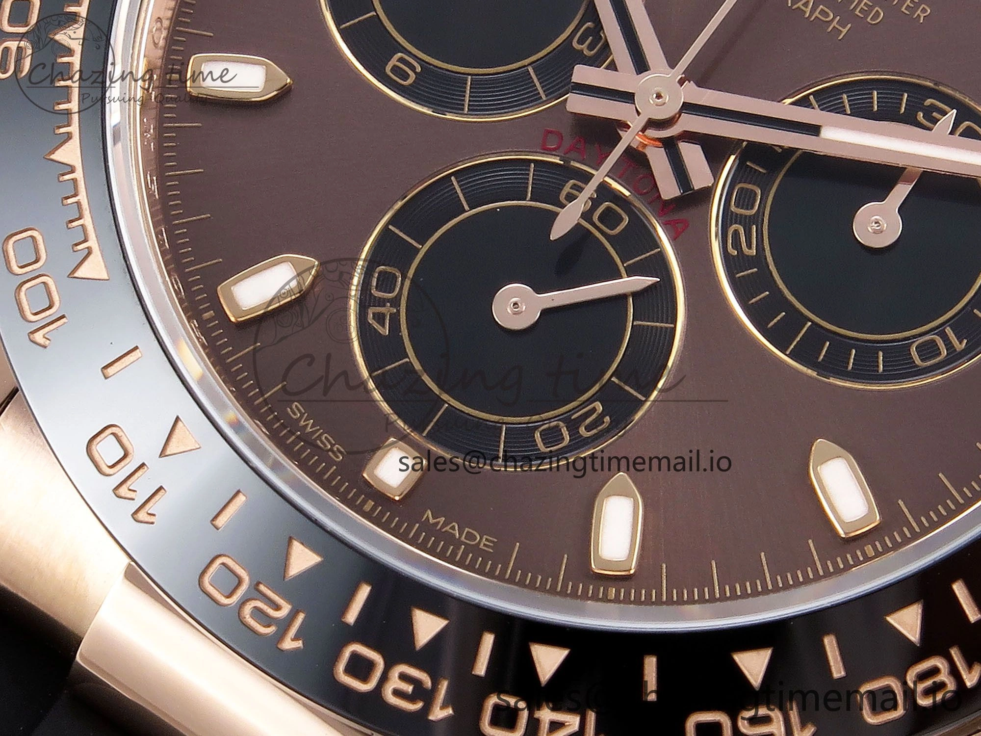 Stretchable Daytona 116515 ZF 1:1 Best Edition Brown Dial on Oysterflex Strap SH4130（Gain Weight） 1241