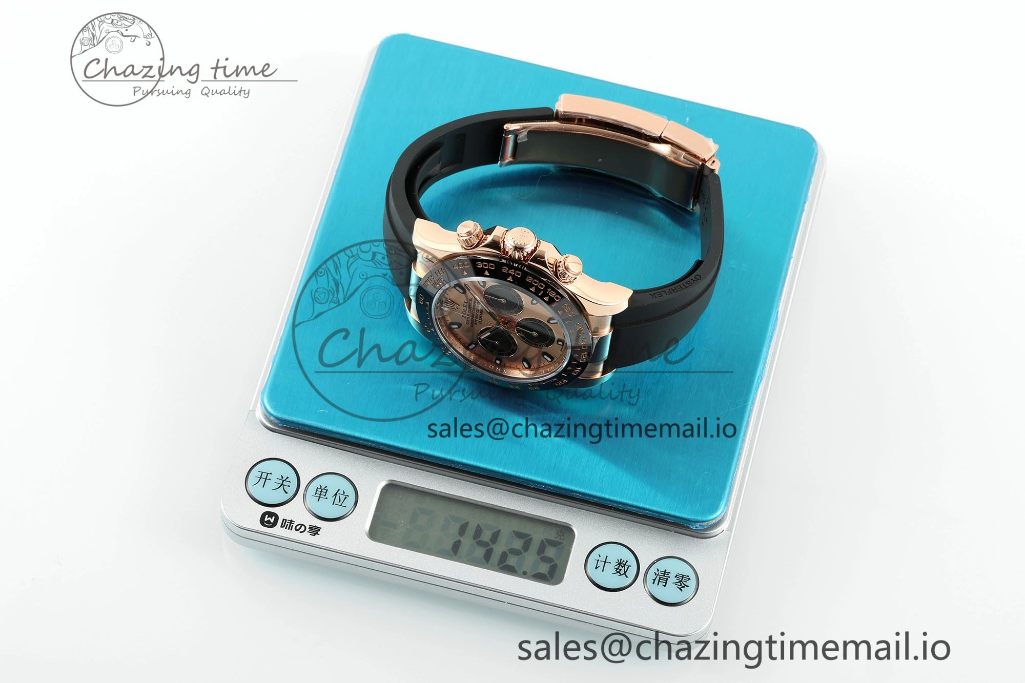 Daytona 116515 ZF 1:1 Best Edition Rose Dial on Oysterflex Strap SH4130（Gain Weight） Minimalist 1242