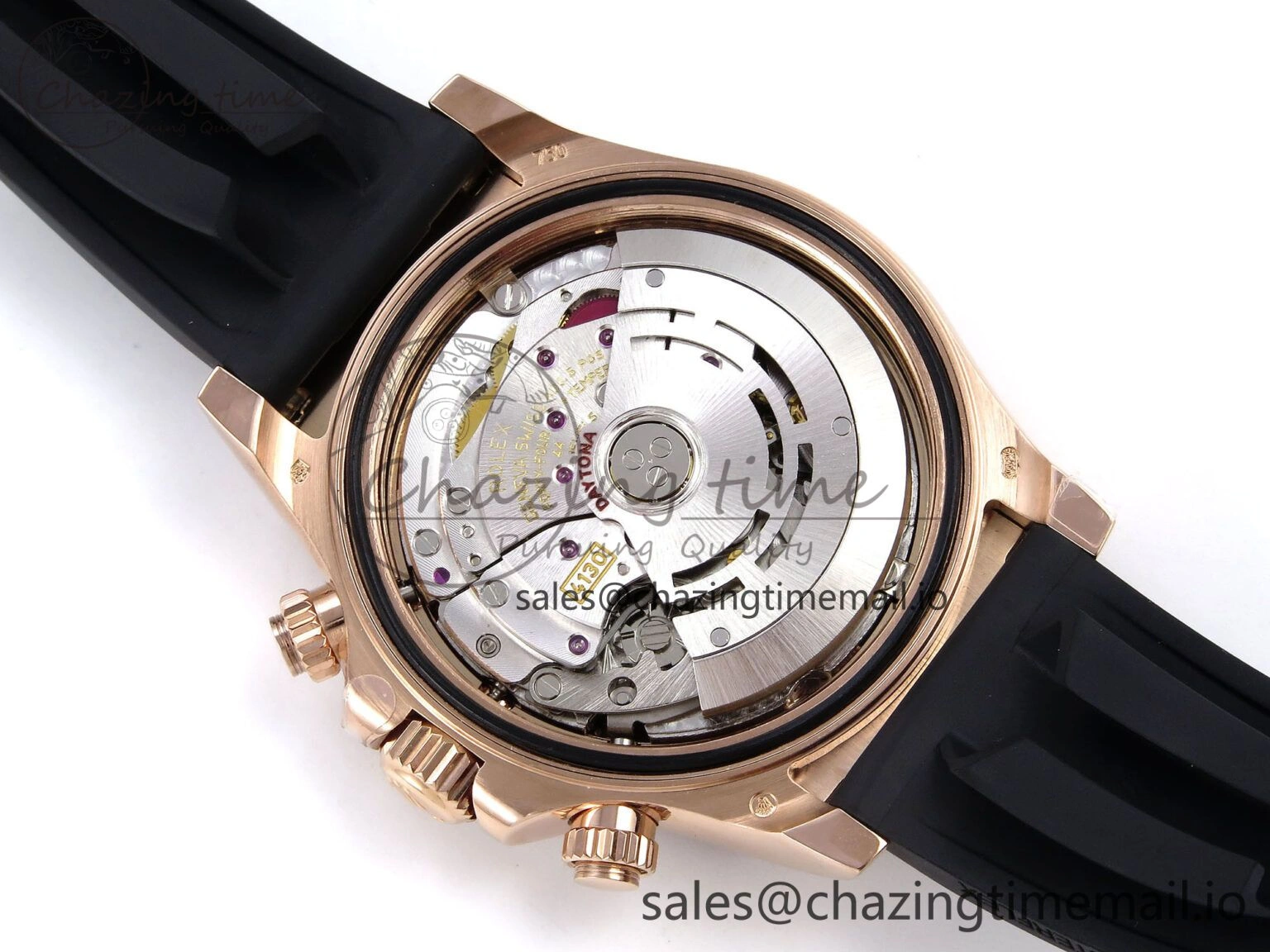 Daytona 116515 ZF 1:1 Best Edition Rose Dial on Oysterflex Strap SH4130（Gain Weight） Minimalist 1242