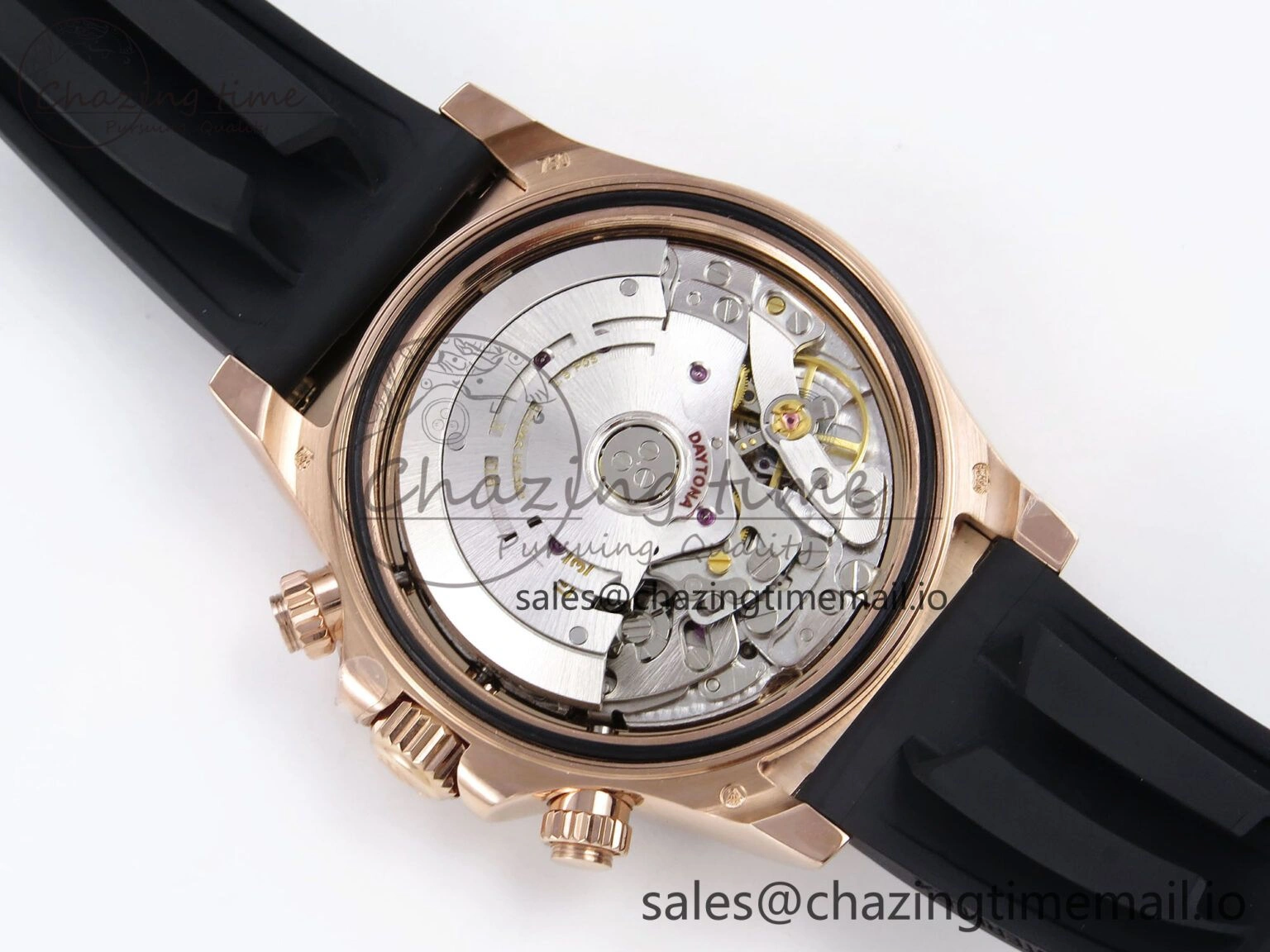 Daytona 116515 ZF 1:1 Best Edition Rose Dial on Oysterflex Strap SH4130（Gain Weight） Minimalist 1242