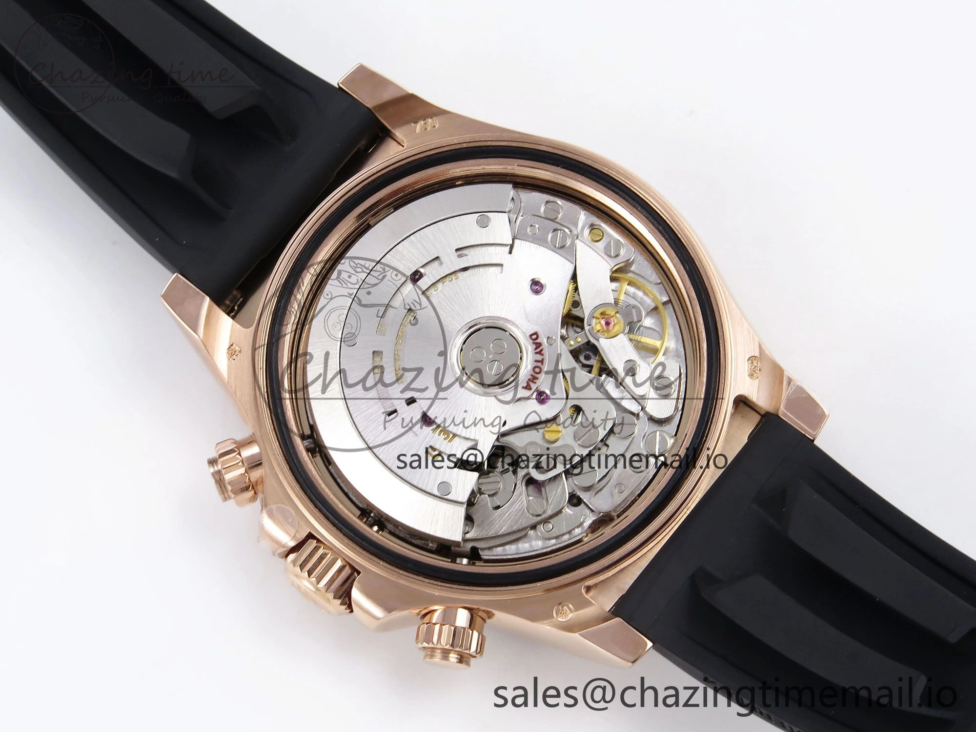 Daytona 116515 ZF 1:1 Best Edition Rose Dial on Oysterflex Strap SH4130（Gain Weight） Minimalist 1242