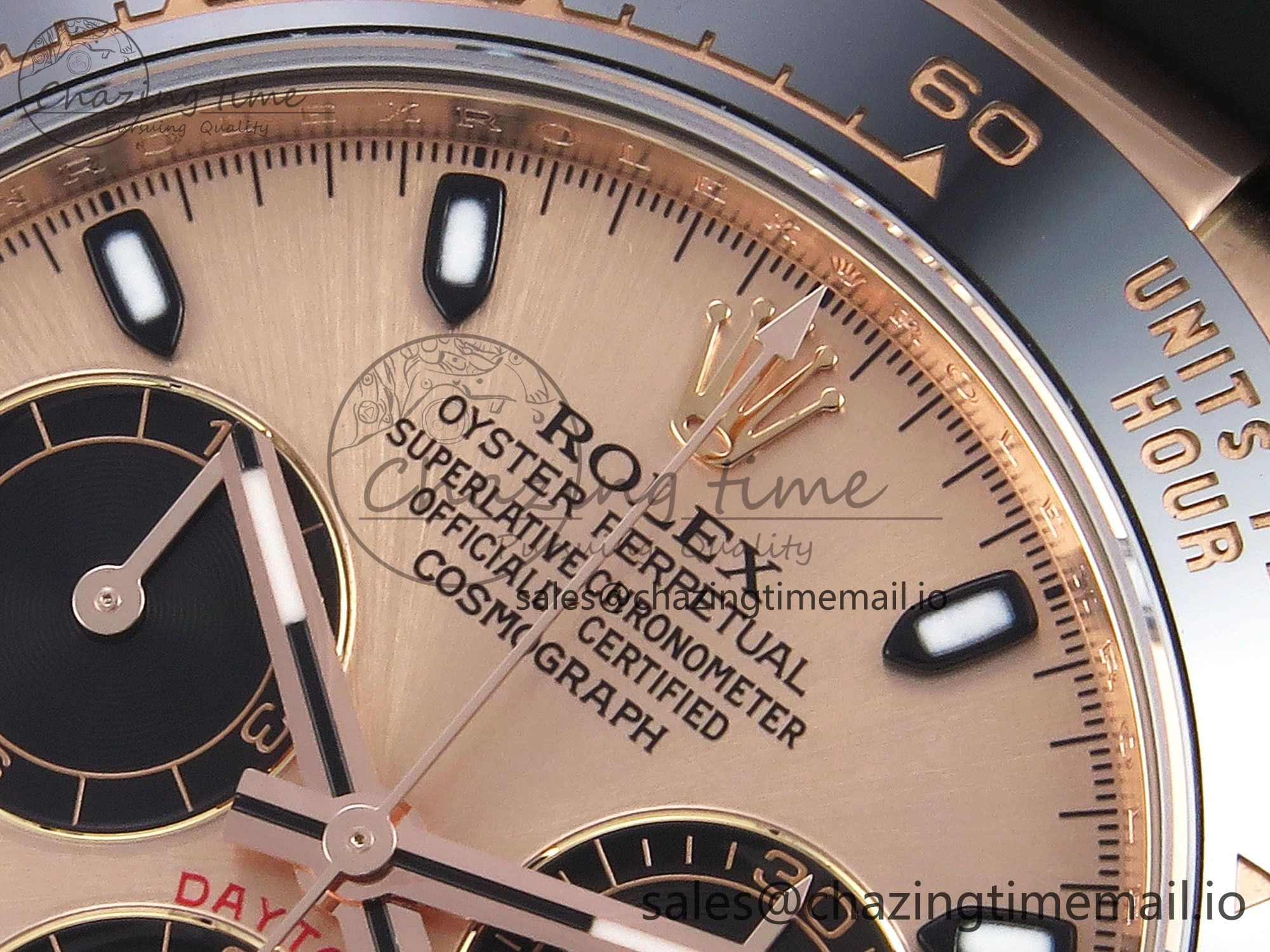 Daytona 116515 ZF 1:1 Best Edition Rose Dial on Oysterflex Strap SH4130（Gain Weight） Minimalist 1242
