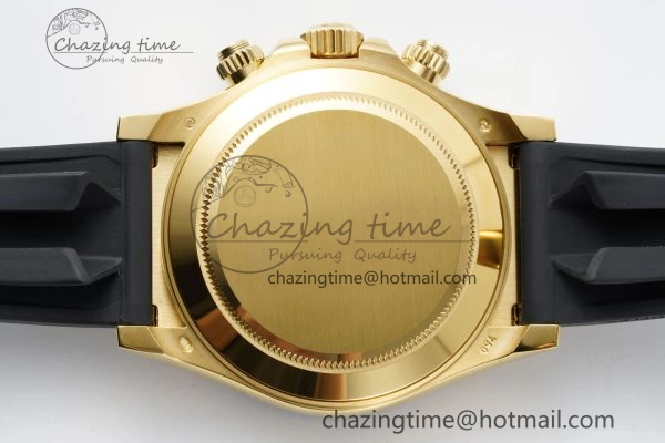 FashionForward Daytona 116518 BTF 1:1 Best Edition Black Diamonds Dial on Oysterflex Rubber Strap SA4130 V 2258