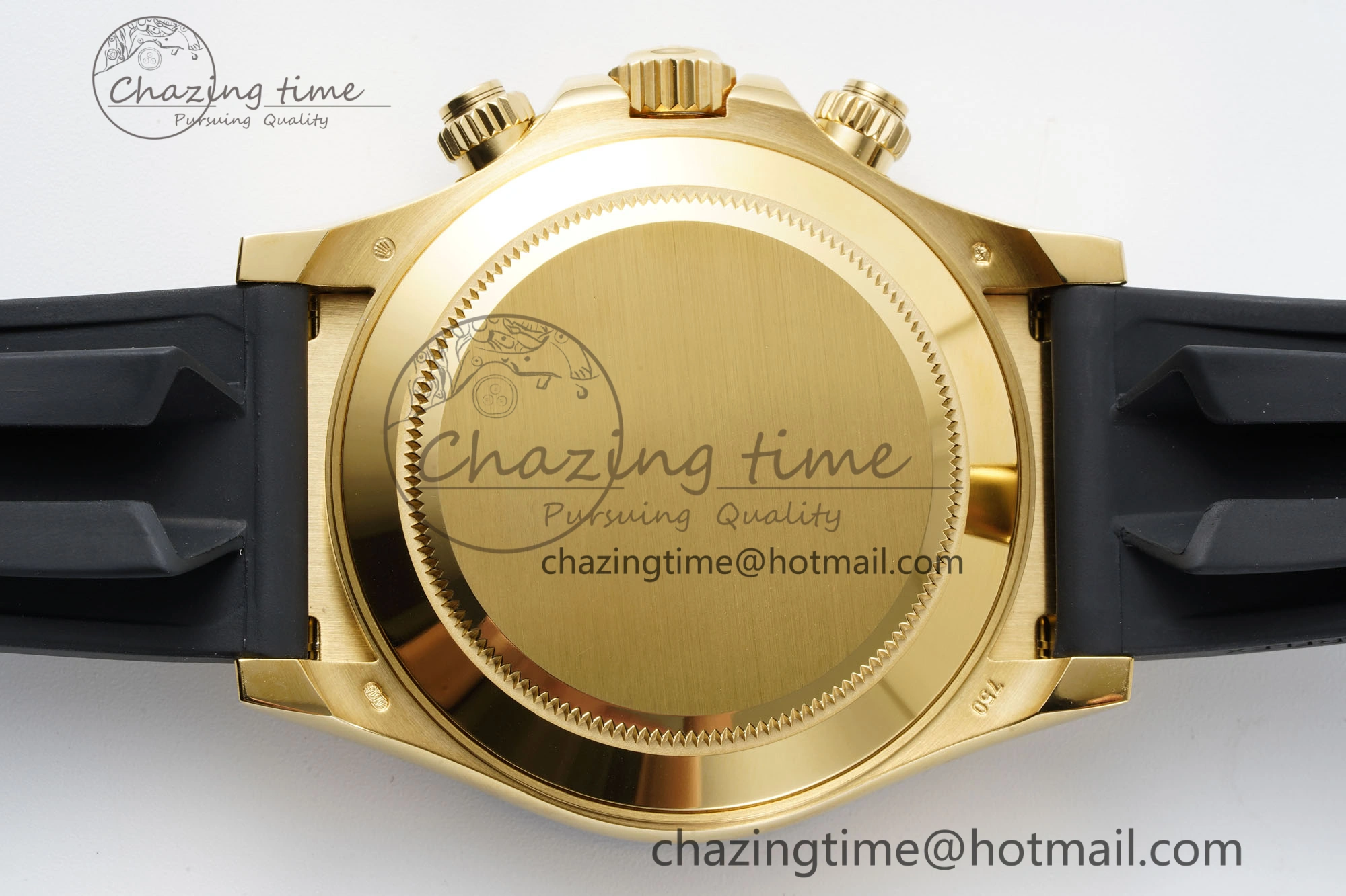 FashionForward Daytona 116518 BTF 1:1 Best Edition Black Diamonds Dial on Oysterflex Rubber Strap SA4130 V 2258