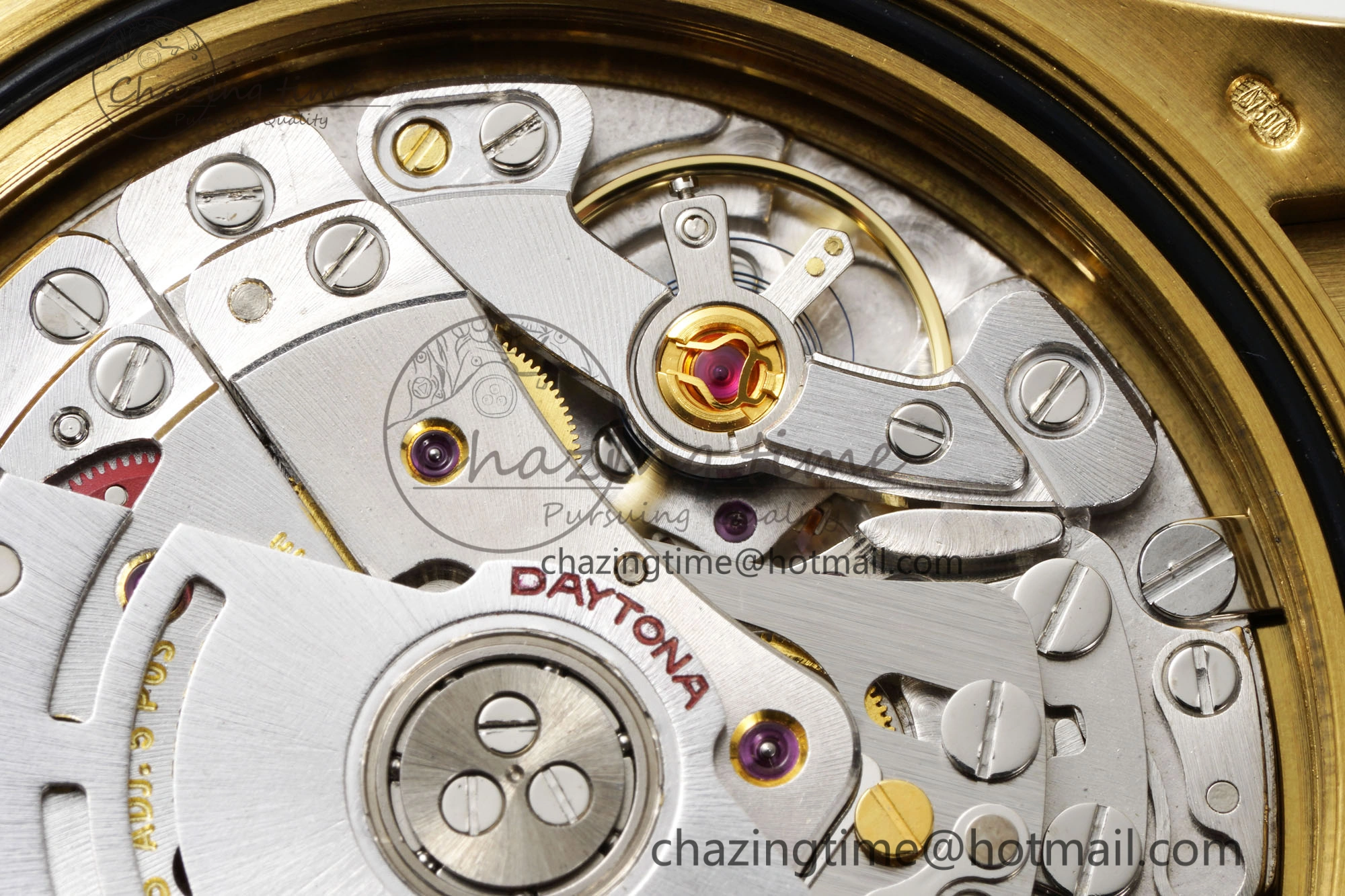 FashionForward Daytona 116518 BTF 1:1 Best Edition Black Diamonds Dial on Oysterflex Rubber Strap SA4130 V 2258