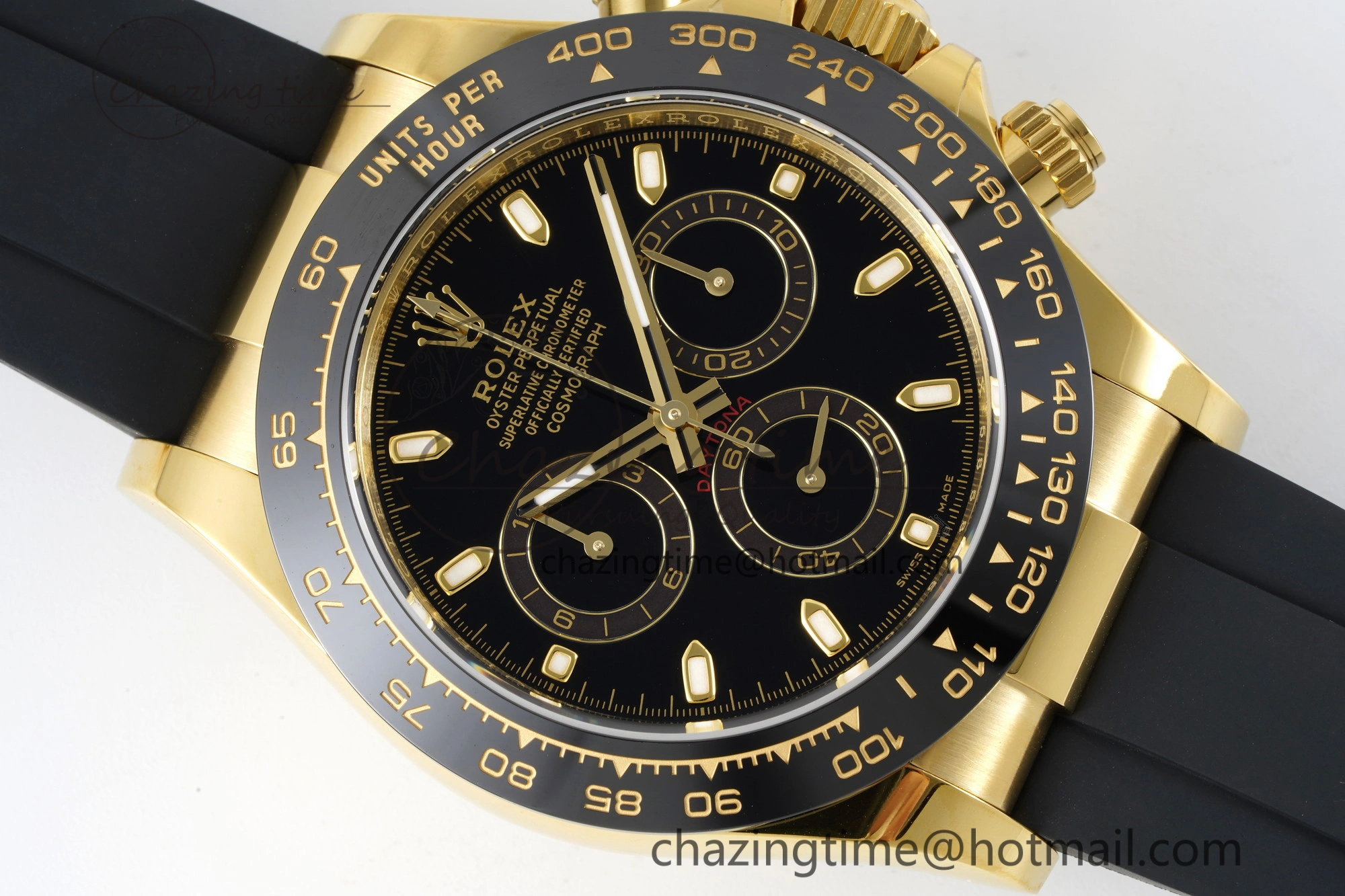 Minimalist Daytona 116518 BTF 1:1 Best Edition Black Lume Dial on Oysterflex Rubber Strap SA4130 V 2257