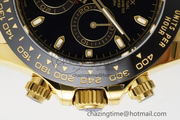 Minimalist Daytona 116518 BTF 1:1 Best Edition Black Lume Dial on Oysterflex Rubber Strap SA4130 V 2257