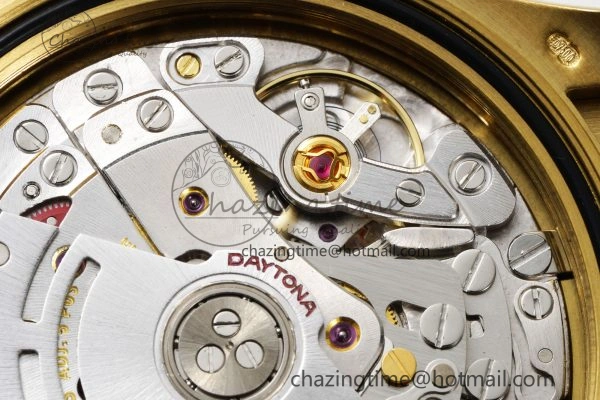 Daytona 116518 BTF 1:1 Best Edition YG Black Dial on Oysterflex Rubber Strap SA4130 V FreshLook 2260