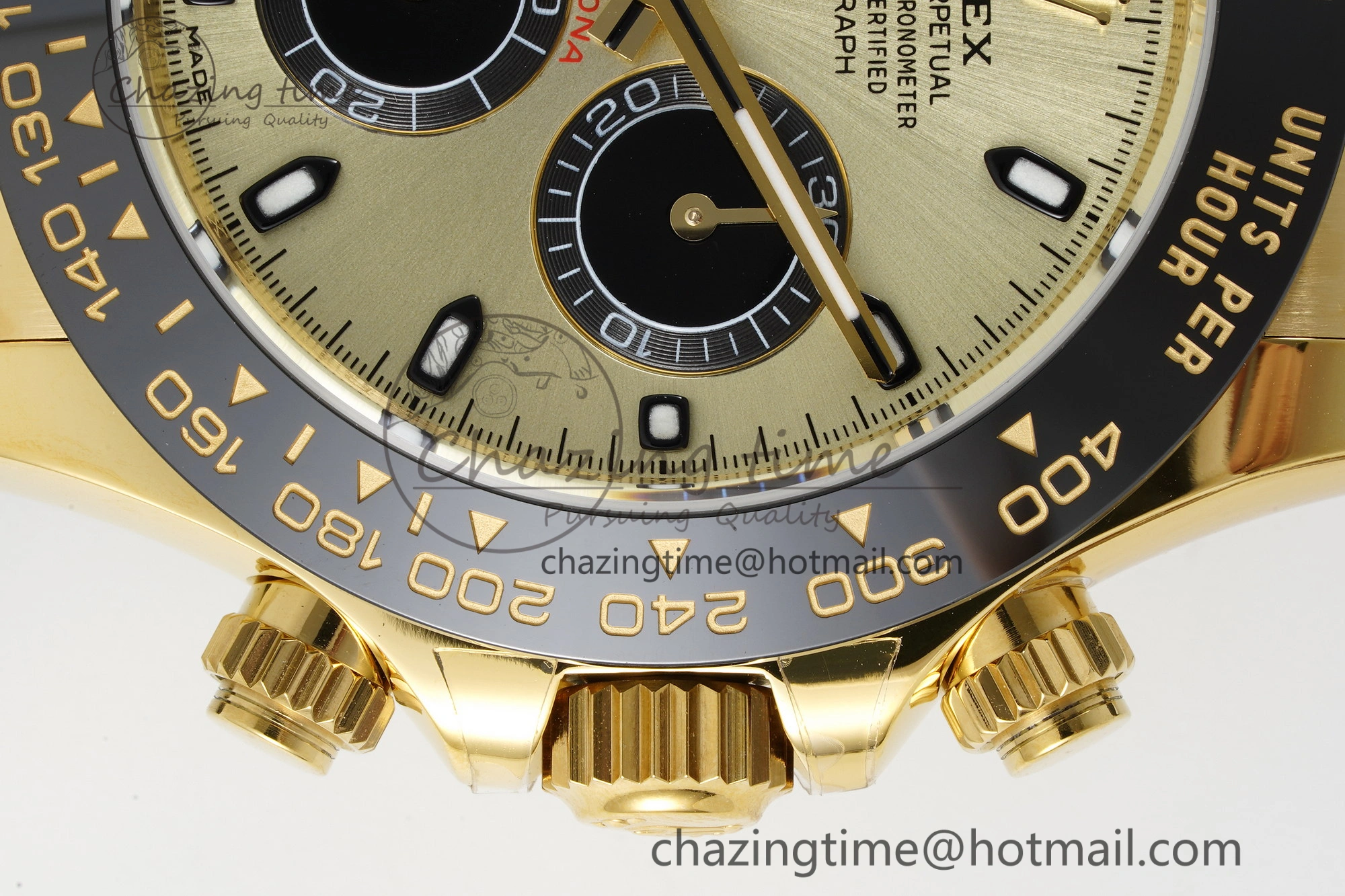 Daytona 116518 BTF 1:1 Best Edition YG Black Dial on Oysterflex Rubber Strap SA4130 V FreshLook 2260