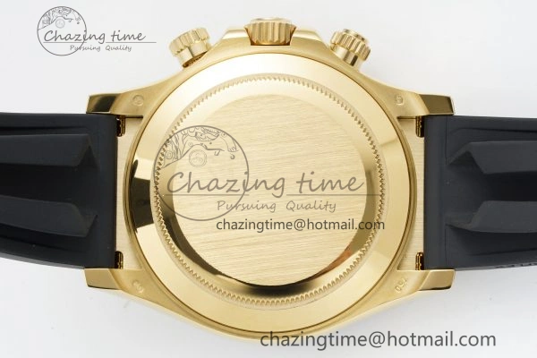Resilient Daytona 116518 Clean 1:1 Best Edition Black Dial on Oysterflex Rubber Strap SA4130 V 2255