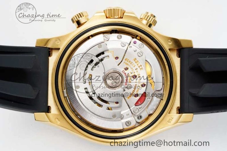 Daytona 116518 Clean 1:1 Best Edition Black Diamonds Dial on Oysterflex Rubber Strap SA4130 V Efficient 2170