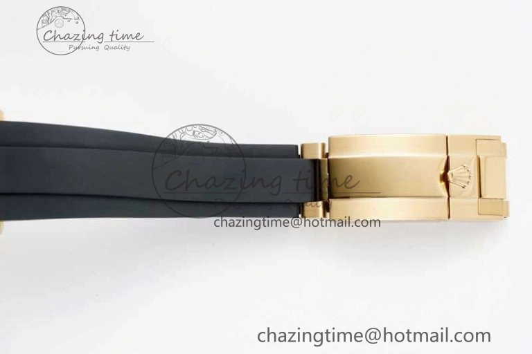 Daytona 116518 Clean 1:1 Best Edition Black Diamonds Dial on Oysterflex Rubber Strap SA4130 V Efficient 2170