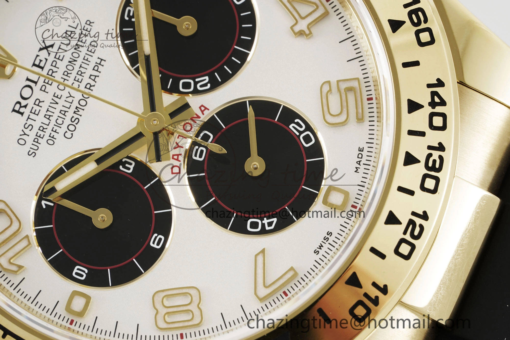 Daytona 116518 Clean 1:1 Best Edition White Arabic Dial on Oysterflex Rubber Strap SA4130 V EasyMatch 2102