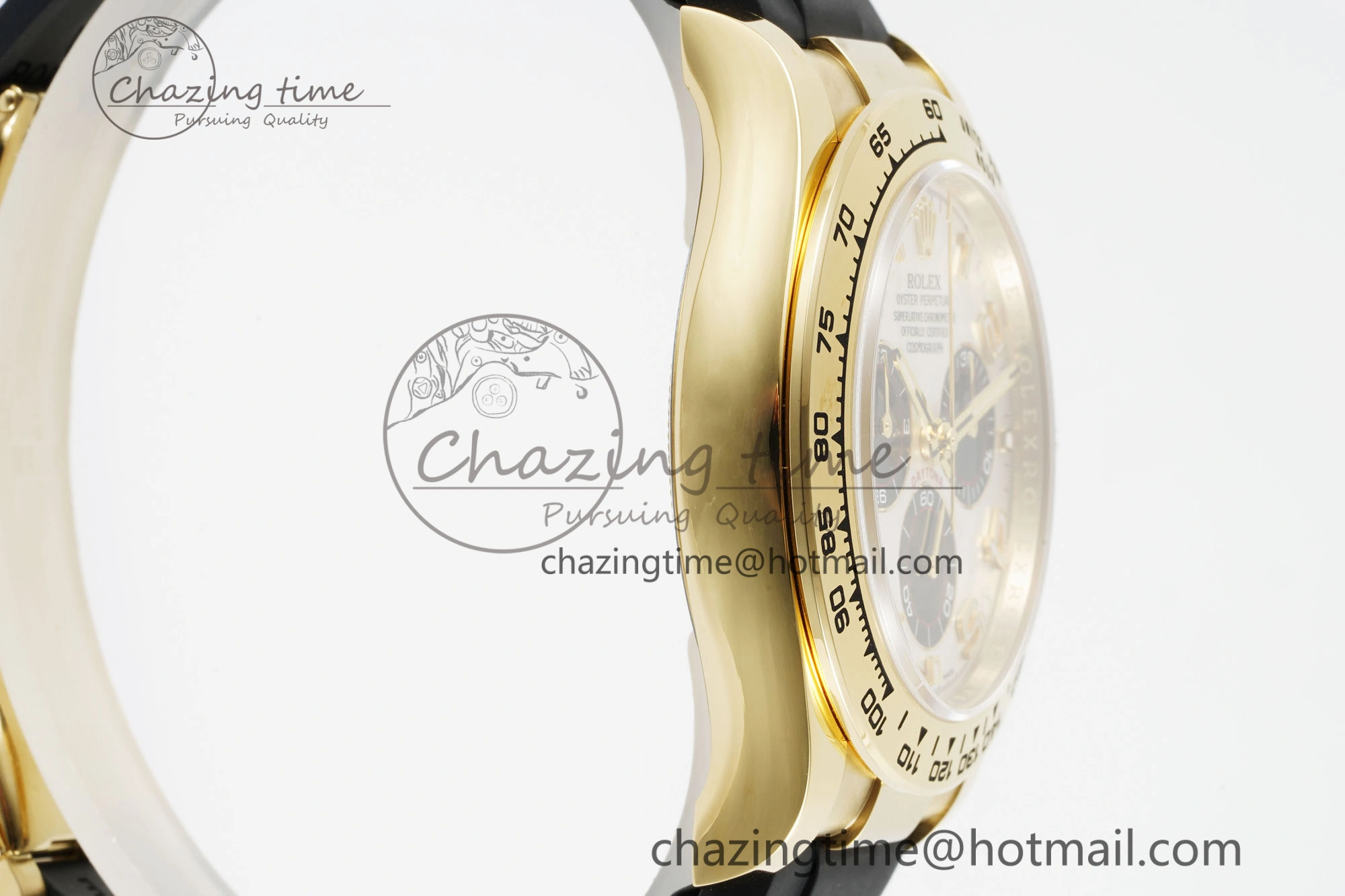 Daytona 116518 Clean 1:1 Best Edition White Arabic Dial on Oysterflex Rubber Strap SA4130 V EasyMatch 2102
