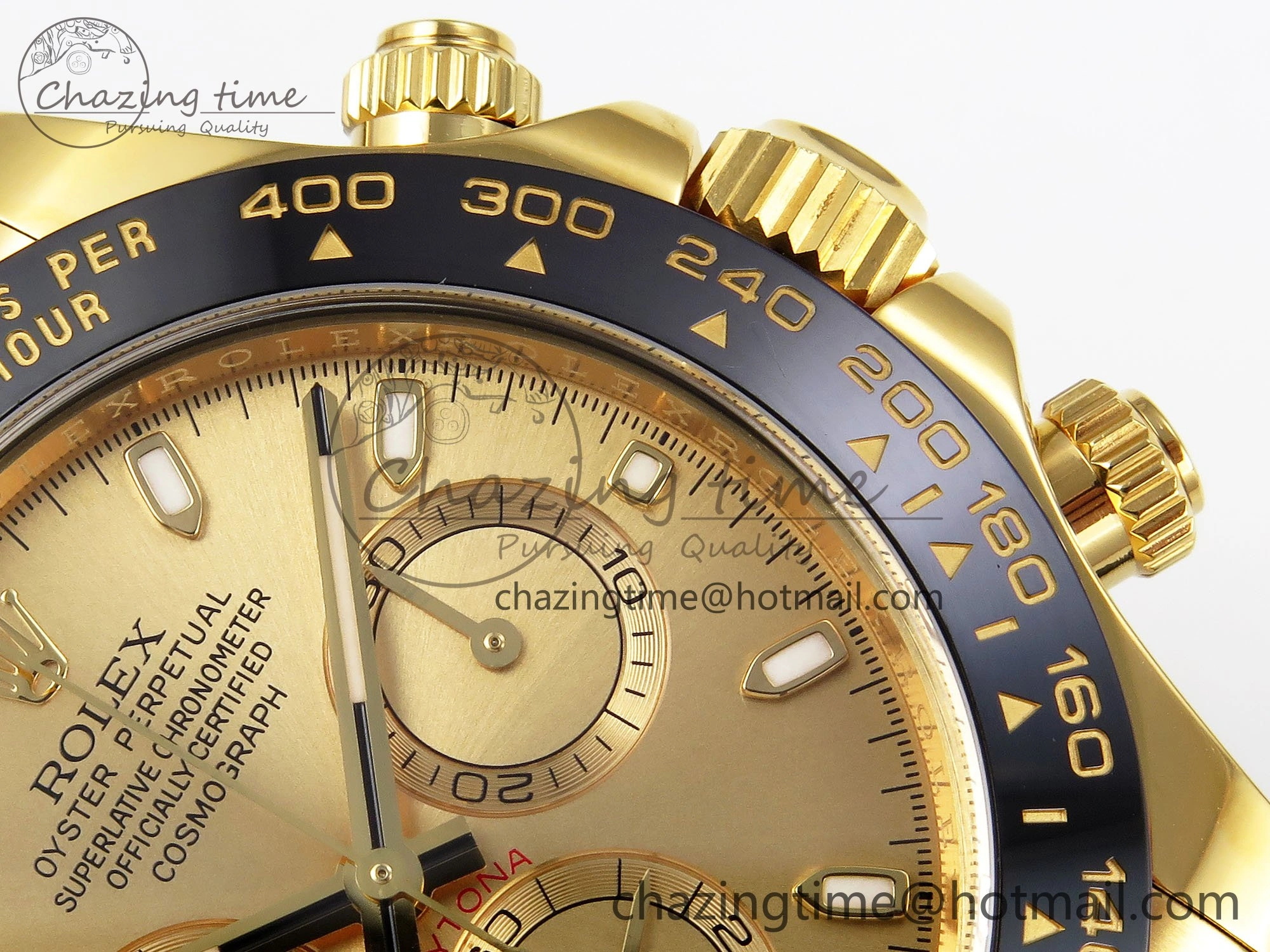 Sophisticated Daytona 116518 Clean 1:1 Best Edition YG Dial on Oysterflex Rubber Strap SA 1673