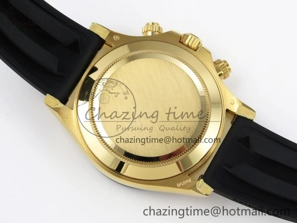 Sophisticated Daytona 116518 Clean 1:1 Best Edition YG Dial on Oysterflex Rubber Strap SA 1673