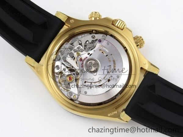 Sophisticated Daytona 116518 Clean 1:1 Best Edition YG Dial on Oysterflex Rubber Strap SA 1673