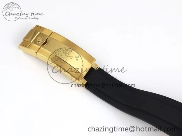 Sophisticated Daytona 116518 Clean 1:1 Best Edition YG Dial on Oysterflex Rubber Strap SA 1673