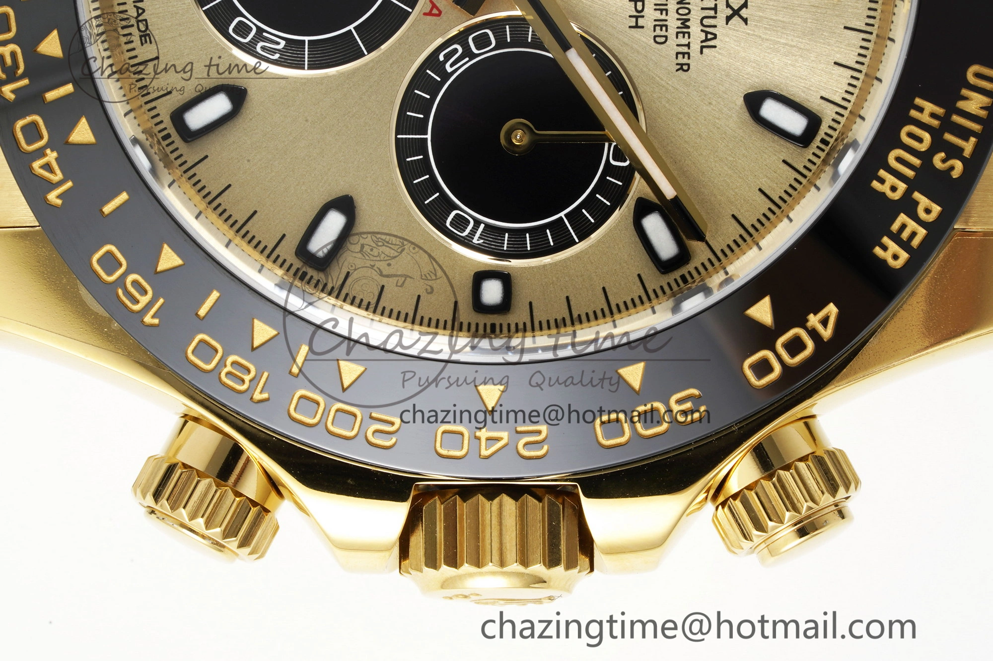 OdorResistant Daytona 116518 Clean 1:1 Best Edition YG Black Dial on Oysterflex Rubber Strap SA4130 V 2254