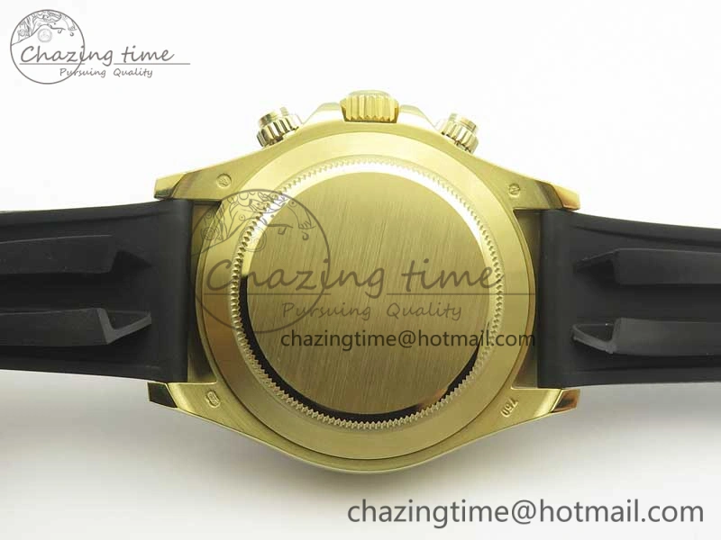 SunProtective Daytona 116518 LN Paul Newman ARF 1:1 Best Edition Black Dial on Oysterflex Strap A4130 Super Clone 3356