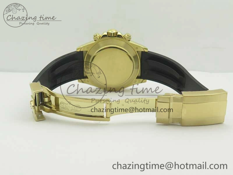 SunProtective Daytona 116518 LN Paul Newman ARF 1:1 Best Edition Black Dial on Oysterflex Strap A4130 Super Clone 3356