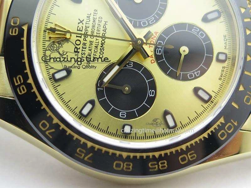 Daytona 116518 LN YG ARF 1:1 Best Edition YG Dial On Rubber Strap A4130 Super Clone SoftTouch 3599