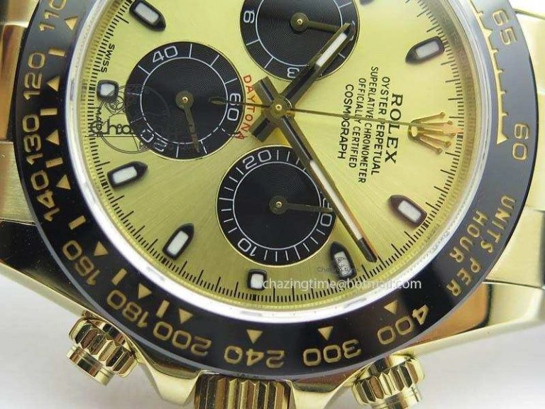 Daytona 116518 LN YG ARF 1:1 Best Edition YG Dial On Rubber Strap A4130 Super Clone SoftTouch 3599