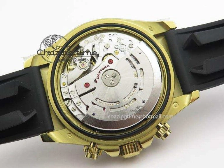 Daytona 116518 LN YG ARF 1:1 Best Edition YG Dial On Rubber Strap A4130 Super Clone SoftTouch 3599