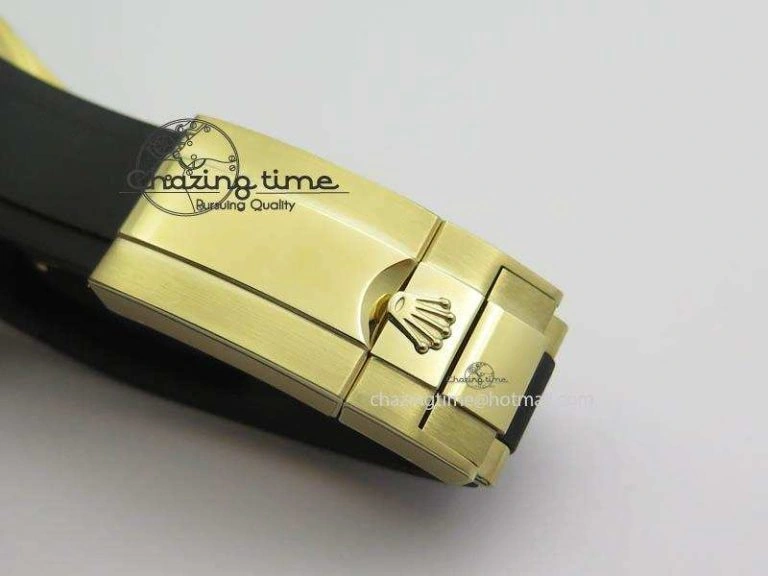 Daytona 116518 LN YG ARF 1:1 Best Edition YG Dial On Rubber Strap A4130 Super Clone SoftTouch 3599