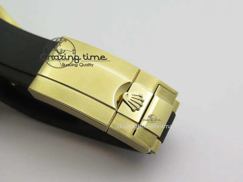 Daytona 116518 LN YG ARF 1:1 Best Edition YG Dial On Rubber Strap A4130 Super Clone SoftTouch 3599