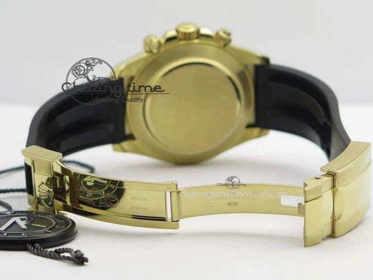 Daytona 116518 LN YG ARF 1:1 Best Edition YG Dial On Rubber Strap A4130 Super Clone SoftTouch 3599