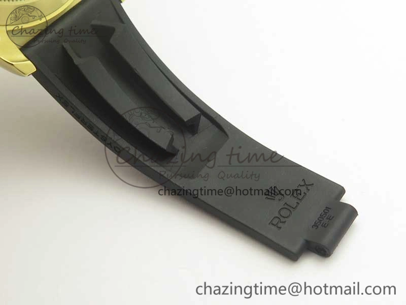 HighPerformance Daytona 116518 LN YG ARF 1:1 Best Edition YG Dial on Rubber Strap A4130 Super Clone V 3360