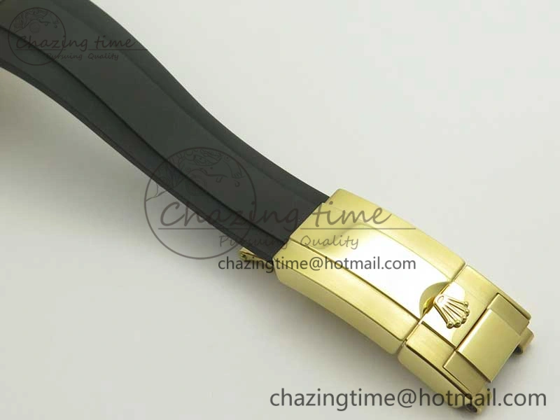HighPerformance Daytona 116518 LN YG ARF 1:1 Best Edition YG Dial on Rubber Strap A4130 Super Clone V 3360