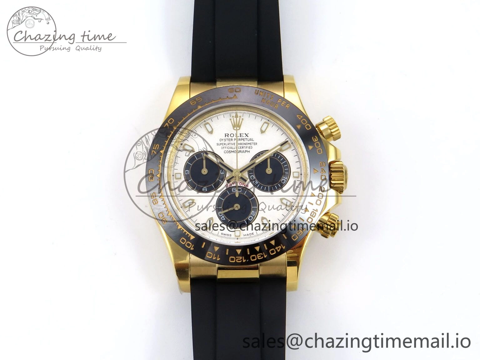 Daytona 116518 N6F 1:1 Best Edition Meteorite Dial on Oysterflex Strap SA SmoothTexture 886