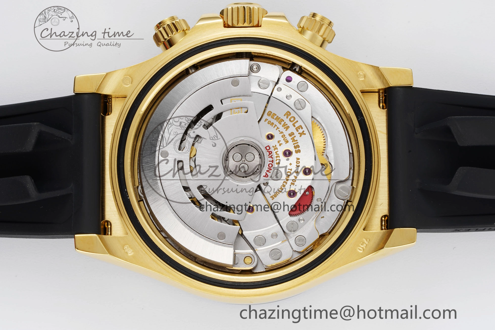 Daytona 116518 Noob 1:1 Best Edition Black YG Dial on Oysterflex Strap SA Elegant 2013