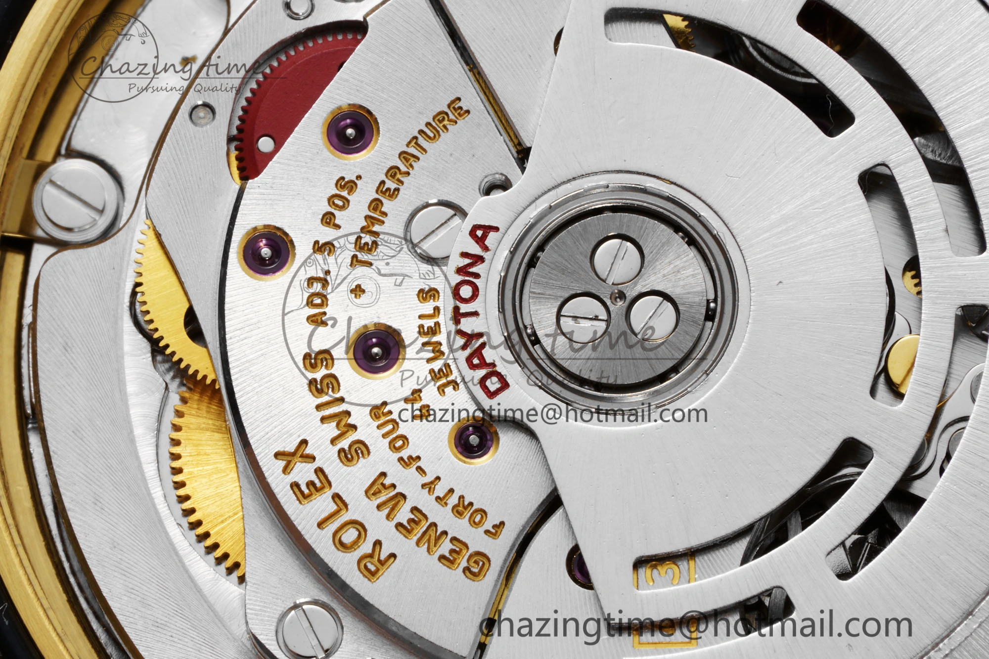 Daytona 116518 Noob 1:1 Best Edition Black YG Dial on Oysterflex Strap SA Elegant 2013