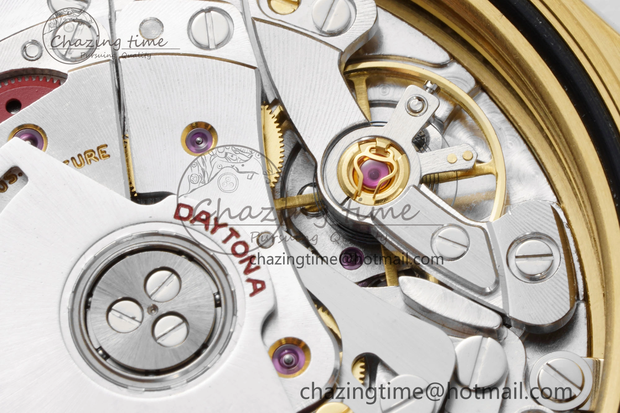 Daytona 116518 Noob 1:1 Best Edition Black YG Dial on Oysterflex Strap SA Elegant 2013