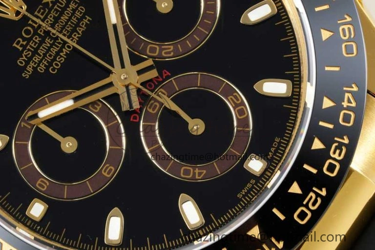 Daytona 116518 QF 1:1 Best Edition Black Dial on Oysterflex Rubber Strap SA Attractive 2265