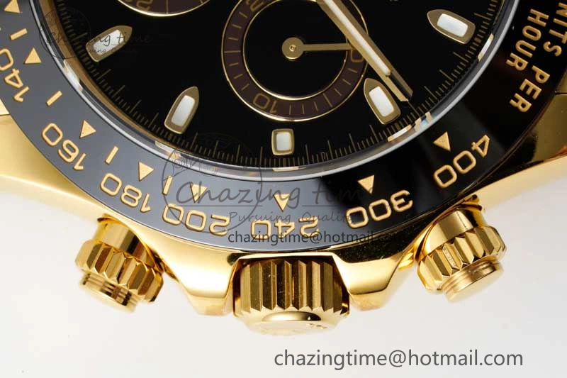 Daytona 116518 QF 1:1 Best Edition Black Dial on Oysterflex Rubber Strap SA Attractive 2265