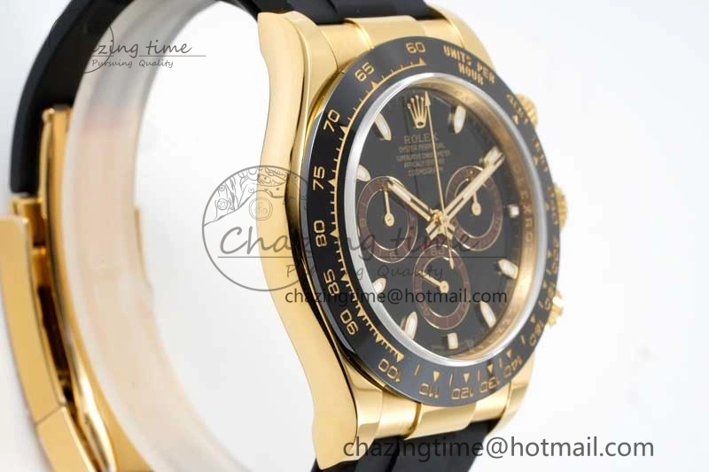 Daytona 116518 QF 1:1 Best Edition Black Dial on Oysterflex Rubber Strap SA Attractive 2265