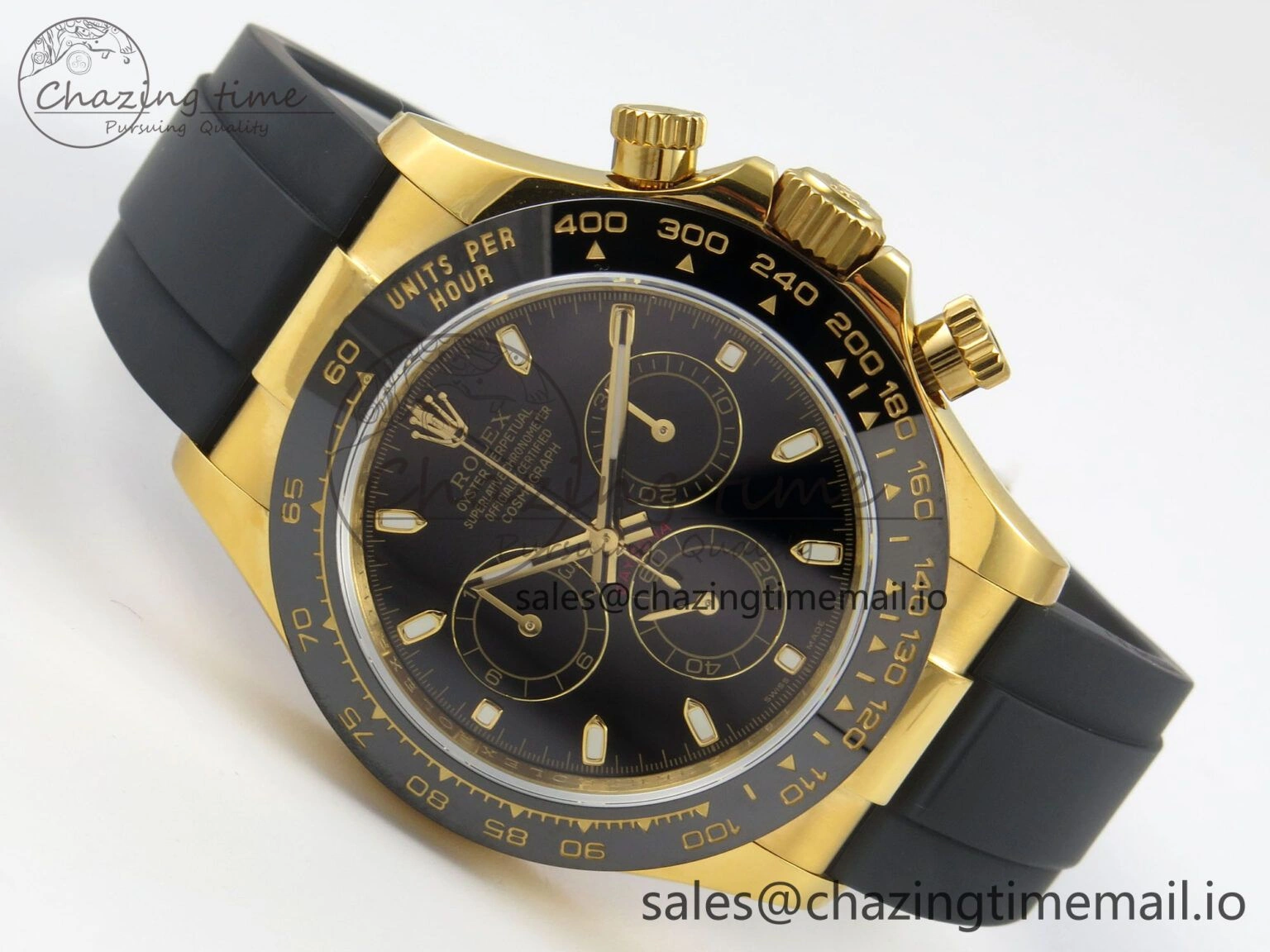 Daytona 116518 QF 1:1 Best Edition Black Dial on Oysterflex Strap SH4130 V11（Gain Weight） Attractive 170