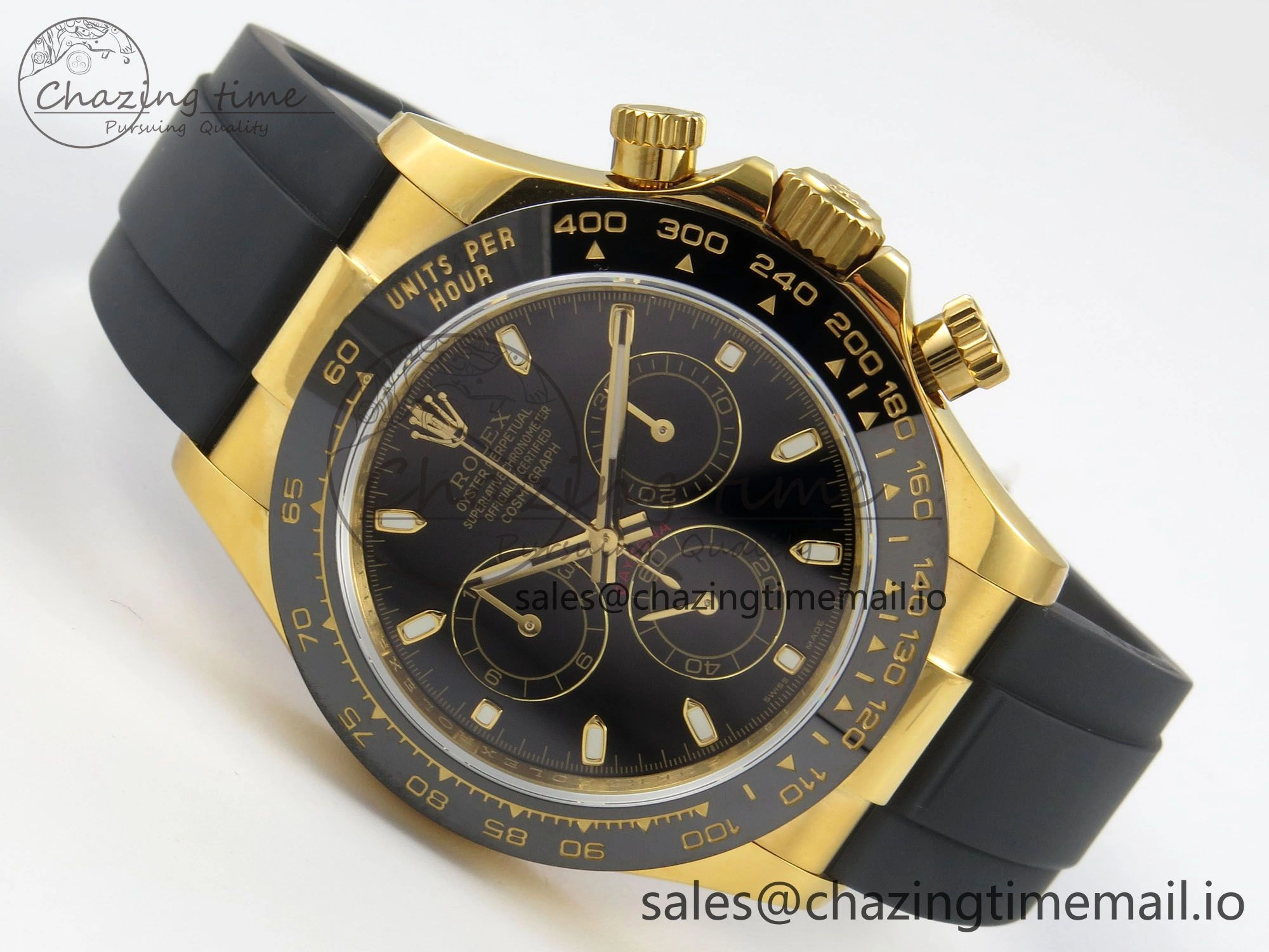 Daytona 116518 QF 1:1 Best Edition Black Dial on Oysterflex Strap SH4130 V11（Gain Weight） Attractive 170