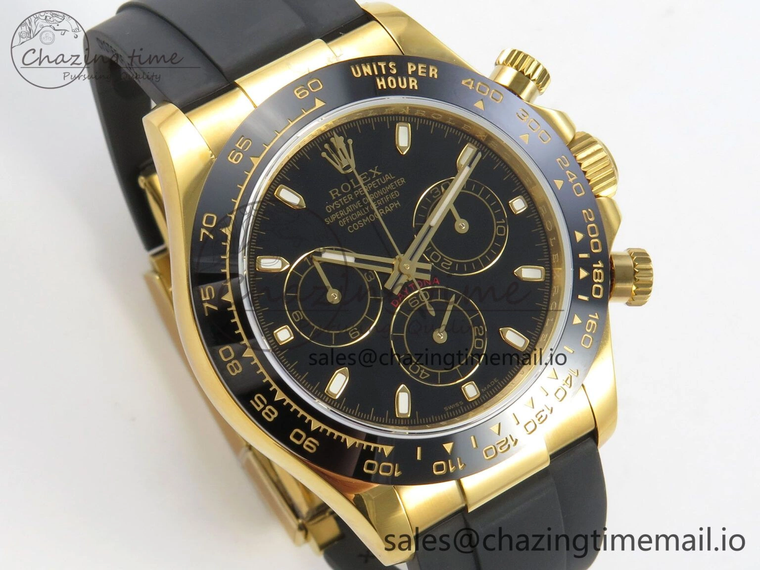 Daytona 116518 QF 1:1 Best Edition Black Dial on Oysterflex Strap SH4130 V11（Gain Weight） Attractive 170