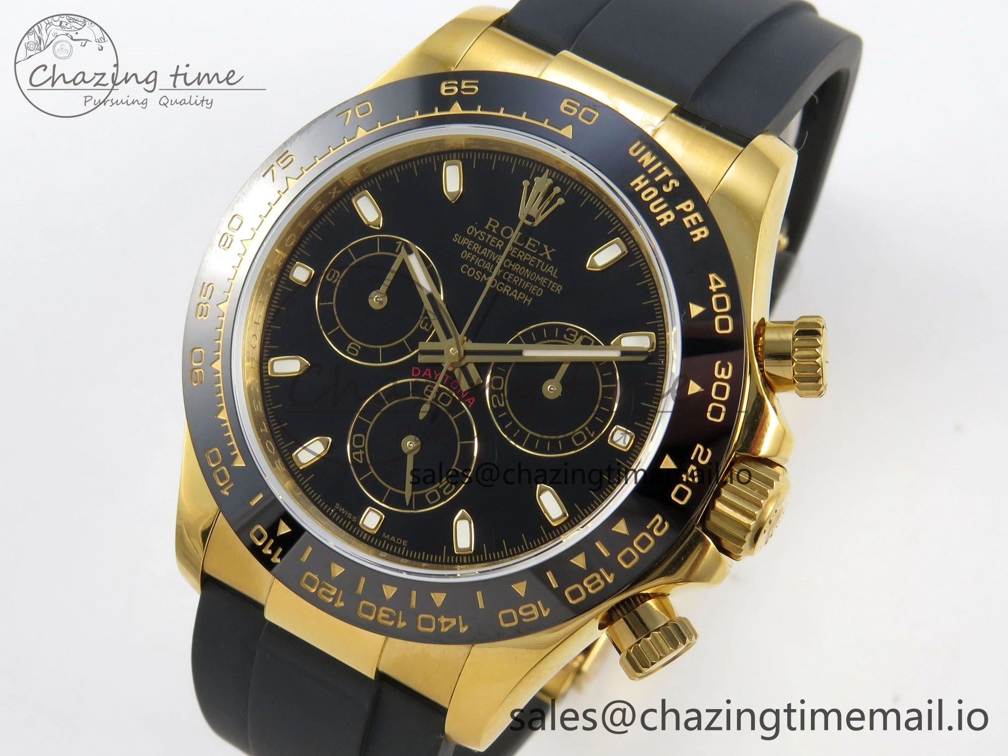 Daytona 116518 QF 1:1 Best Edition Black Dial on Oysterflex Strap SH4130 V11（Gain Weight） Attractive 170