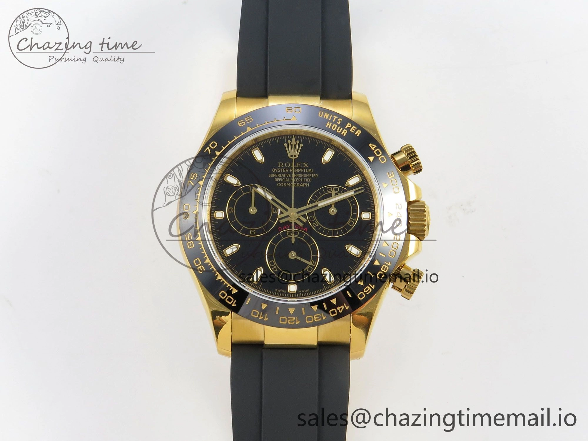 Daytona 116518 QF 1:1 Best Edition Black Dial on Oysterflex Strap SH4130 V11（Gain Weight） Attractive 170