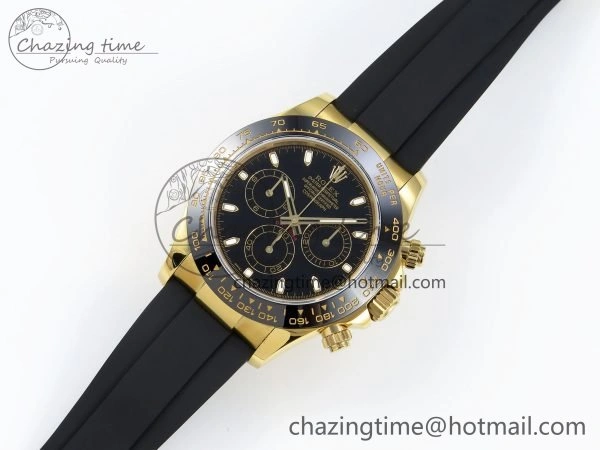 Daytona 116518 QF 1:1 Best Edition Black Dial on Oysterflex Strap SH4130 V3 (Gain Weight) WrinkleFree 1684